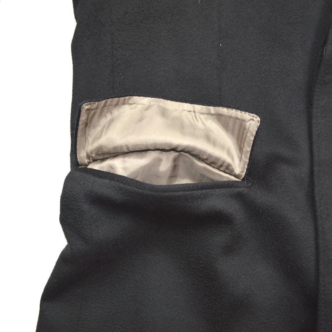 【新品】五大陸ゴタイリク カシミヤ100%高級チェスターコート XL黒
