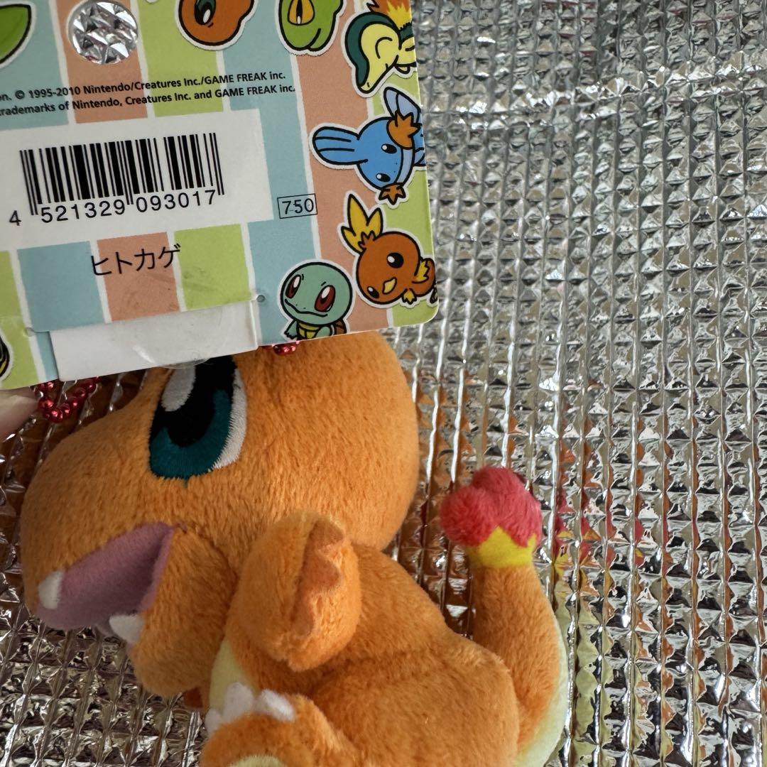ポケモンセンター 連れ歩きマスコット ヒトカゲ ぬいぐるみ 約