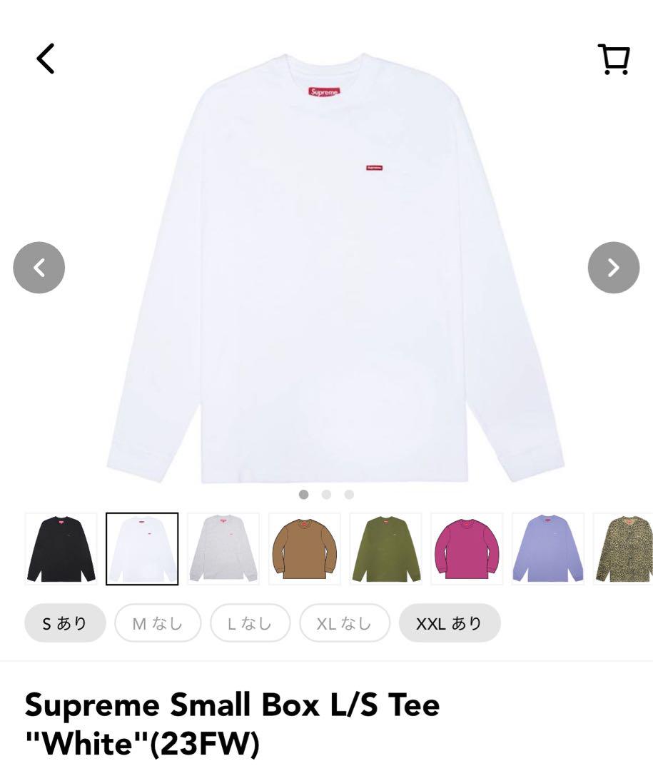 【即完売】Supreme Small Box L/S Tee \