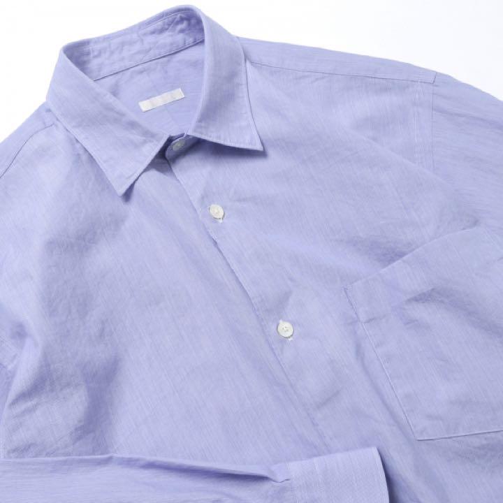 COMOLI コモリ 2 SAX STRIPE サックスストライプ コモリシャツ