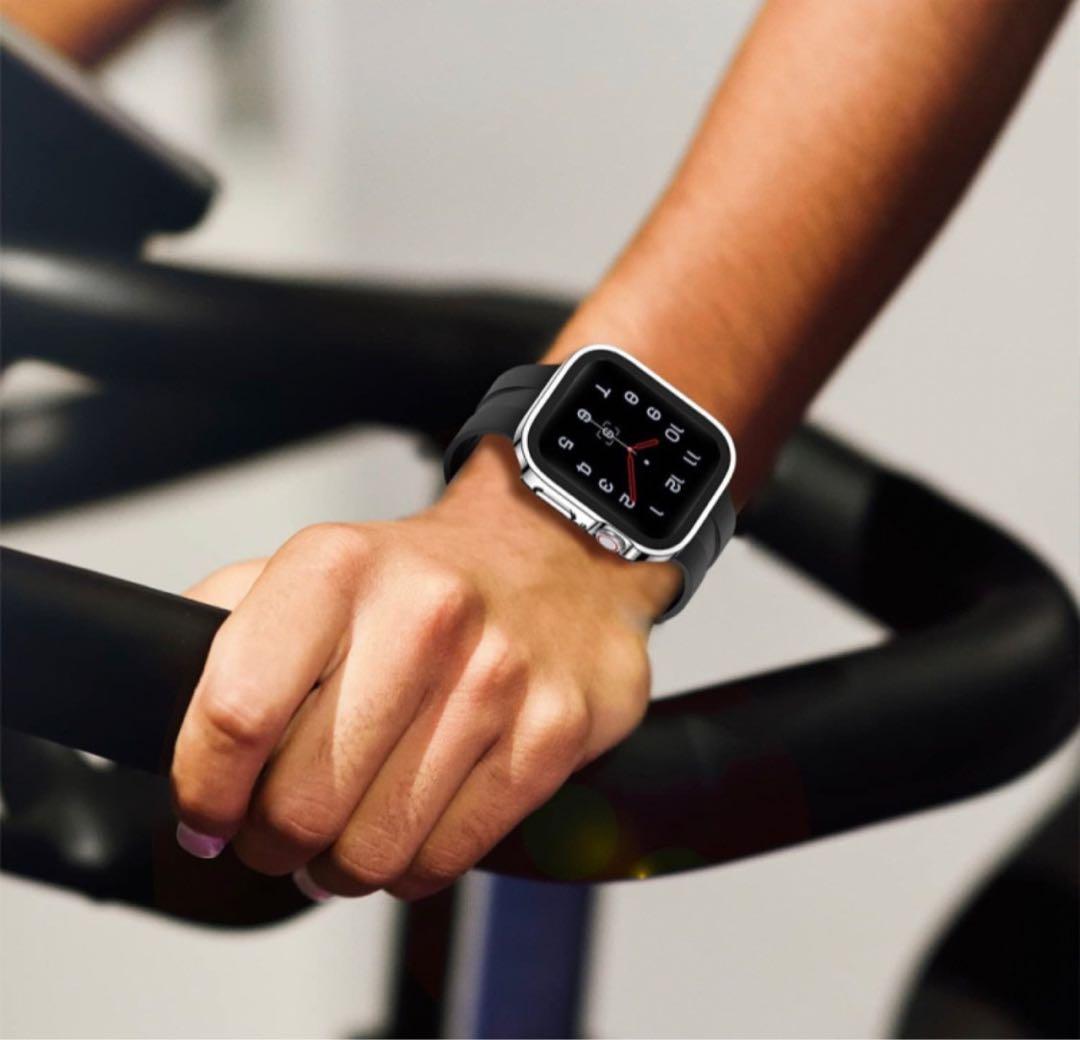 Apple Watch アップルウォッチ 防水 防傷 カバー シルバー 40mm Apple Watch アップルウォッチ 防水 防傷 カバー シルバー 40mm