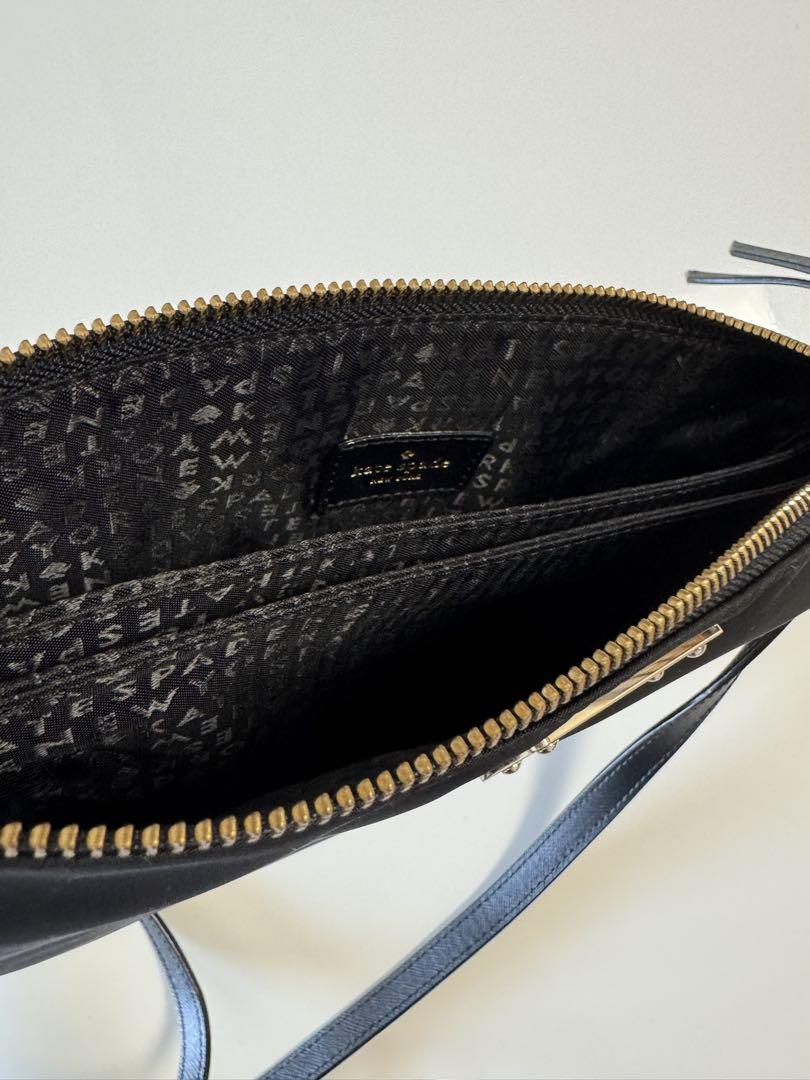 kate spade ブラック ショルダーバッグ