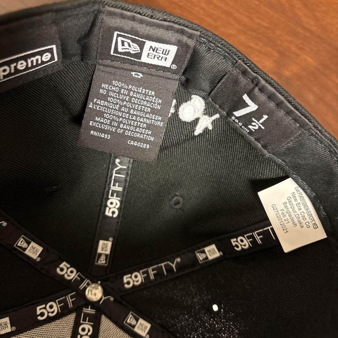 帽子 SupremeXNEWERA Gonz Cap Black 7 1/2