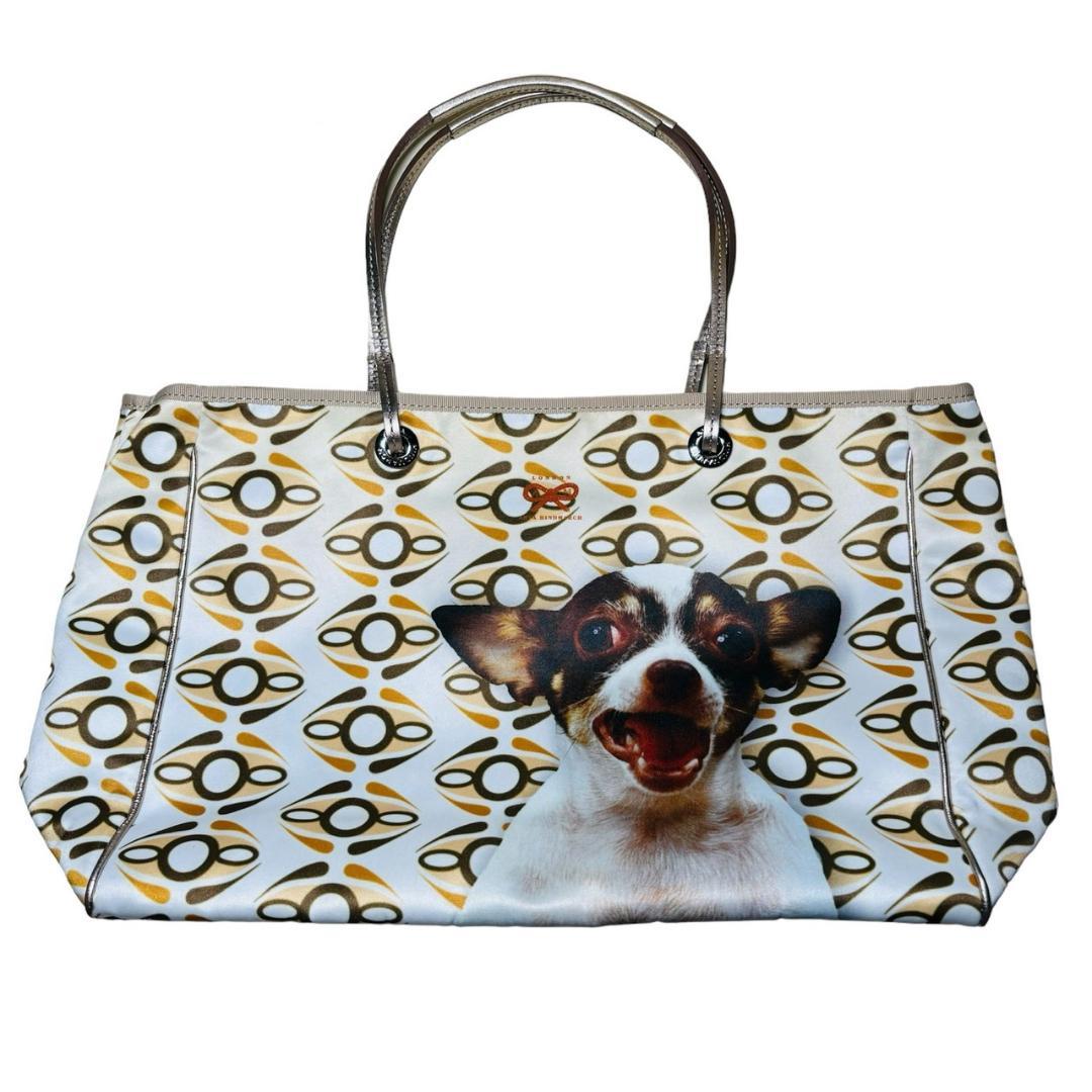 ANYA HINDMARCH アニヤハインドマーチ 転写プリント トート