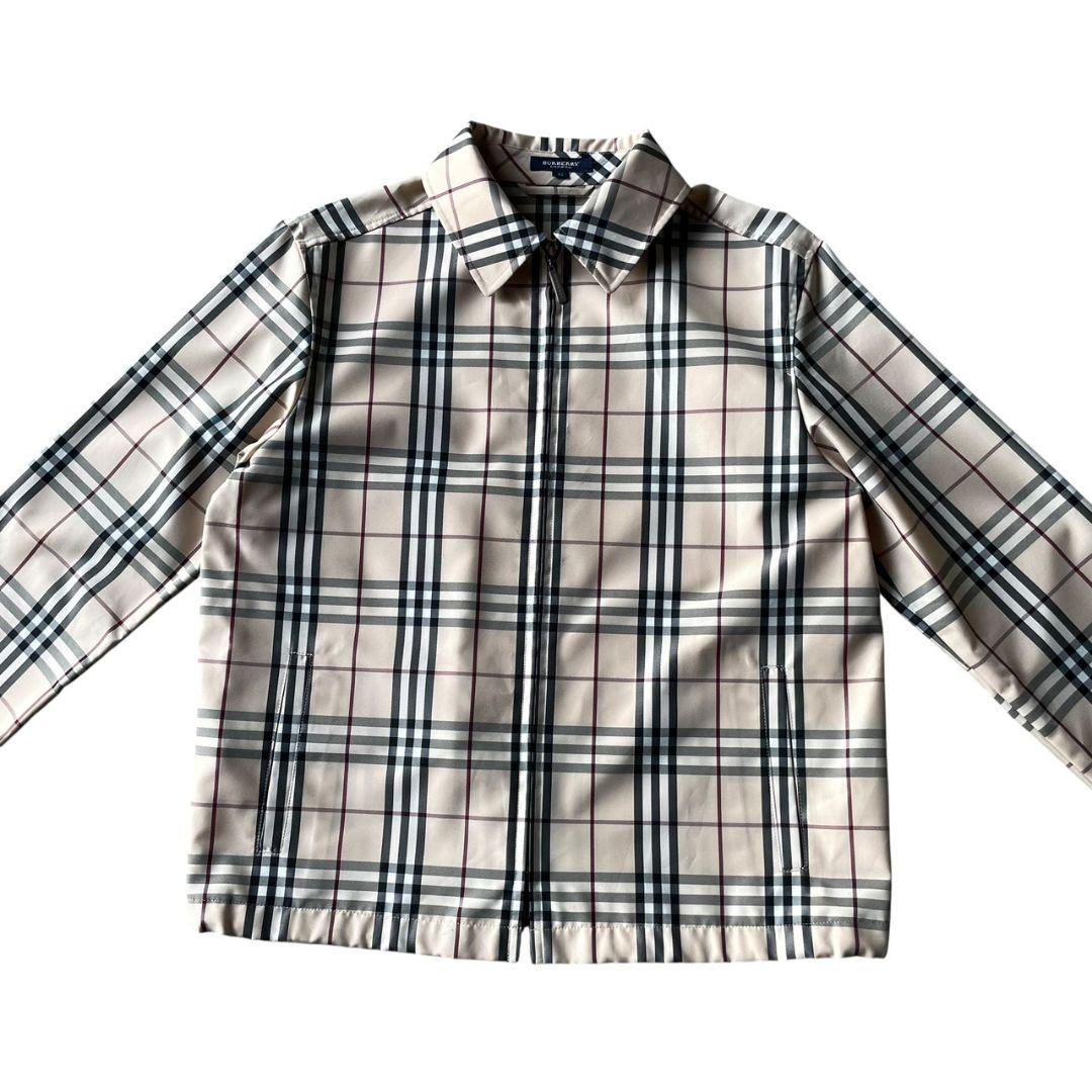 BURBERRY LONDON ノバチェック スイングトップ ジャケット 42 BURBERRY LONDON ノバチェック スイングトップ ジャケット 42