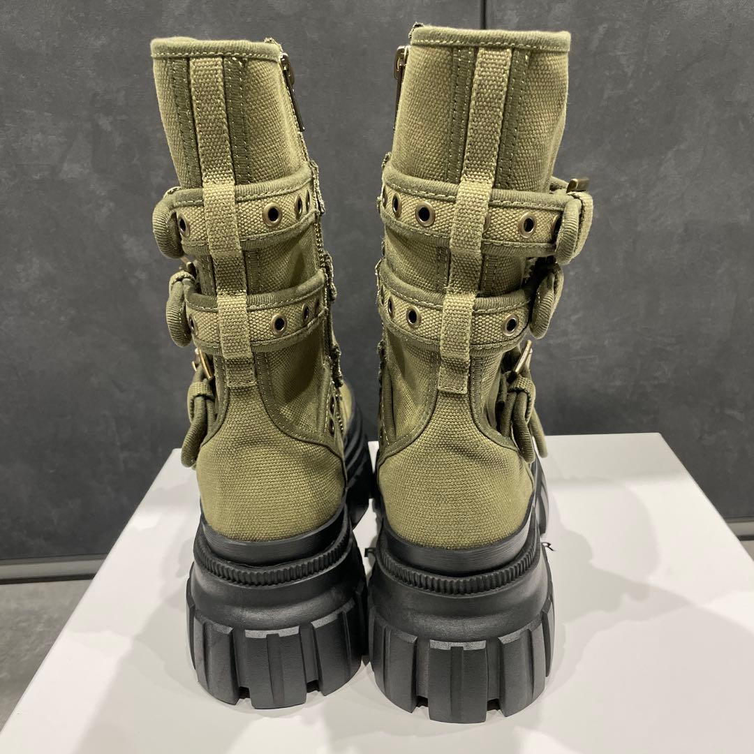 EYELET BELT コンバットスニーカー　25