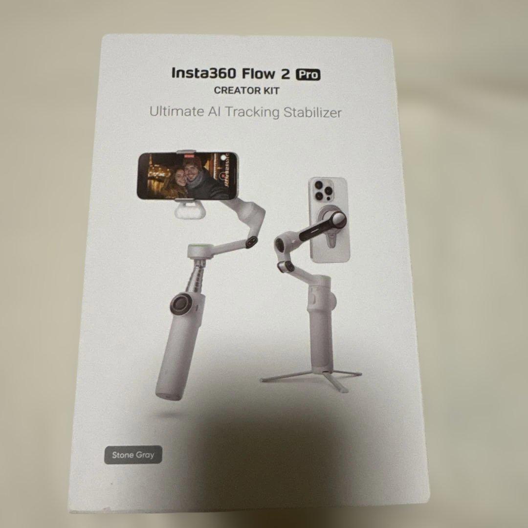 Insta360 Flow 2 Pro Creator Kit 新品未開封 ほぼ未使用】insta 360 flow 2 Pro creator kit - メルカリ