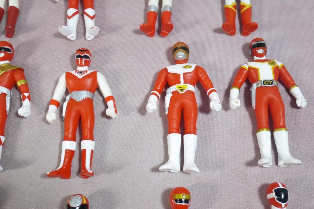 スーパー戦隊　レッドヒーロー　30体セット