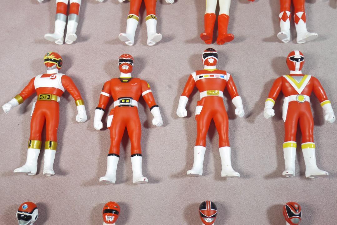 スーパー戦隊　レッドヒーロー　30体セット