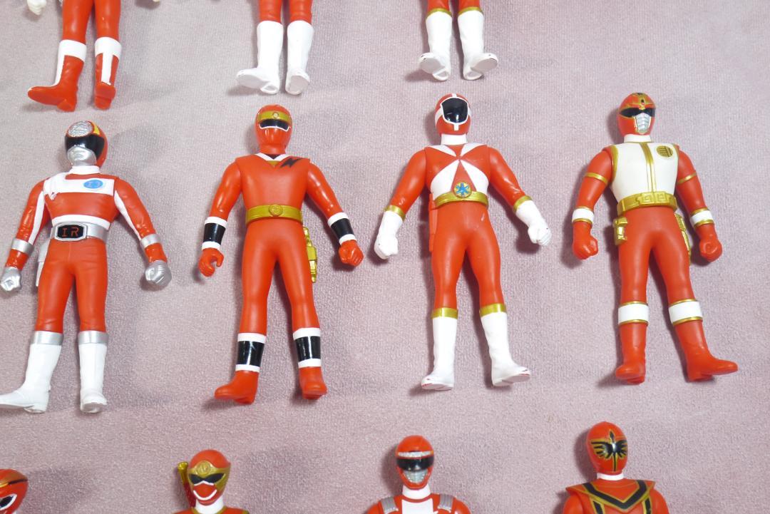 スーパー戦隊　レッドヒーロー　30体セット