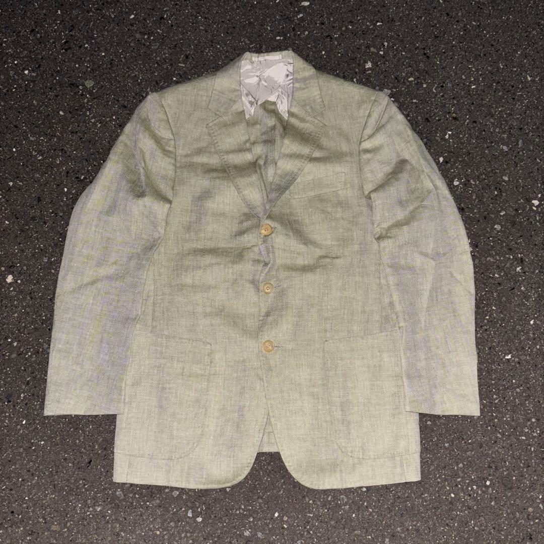 CARLO BARBERA リネン テーラードジャケット イタリア 高級 スーツ