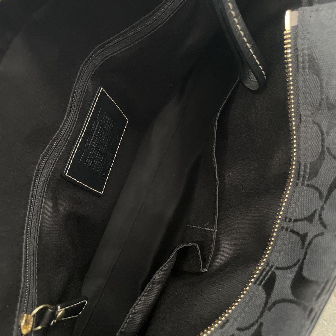 美品】 COACH コーチ ハンドバッグ レザー シグネチャー 肩掛け