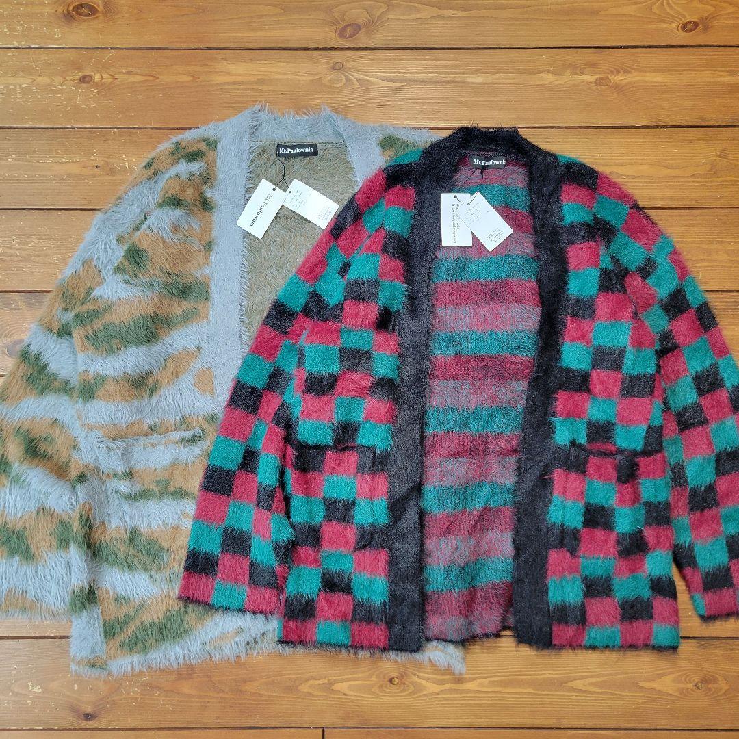 Mt.Paulownia マウントポローニア ニット ガウンL・Mt.Paulownia