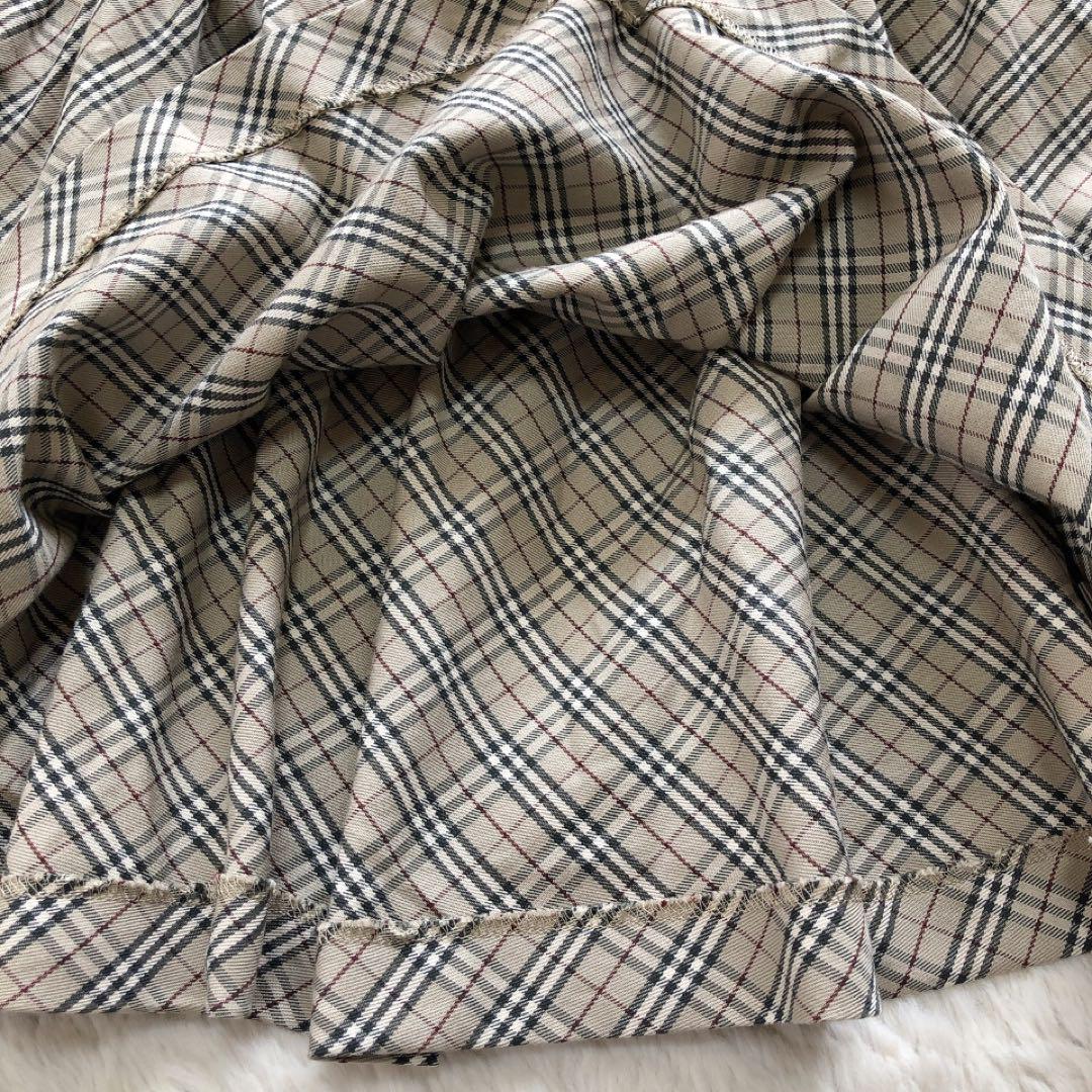 BURBERRY*バーバリーブルーレーベル ドッキングワンピース シャツ