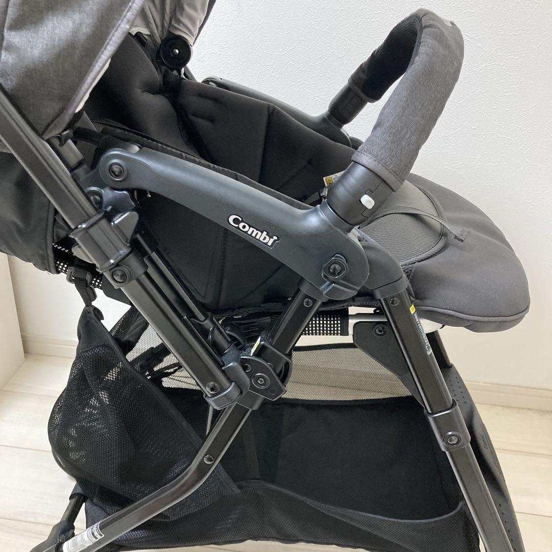 コンビ ベビーカー スゴカルα compact エッグショックAWノーブルグレー