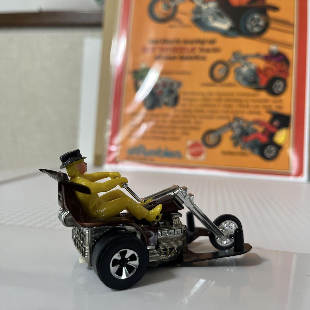 ホットウィール　チョップサイクル 1972年　ブルーザークルーザー　ビンテージ