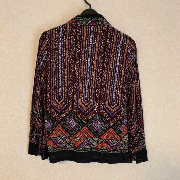 サイケデリック柄シャツ トップス 60s 70s 古着ファッション メルカリ