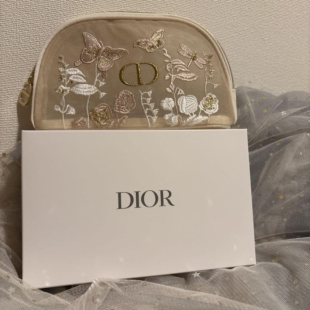 Diorマザーズデイ ディオールオリジナルポーチ 刺繍ポーチ