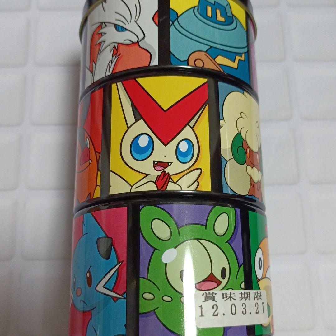 ポケモンセンター Xy お菓子缶 ビクティニ 3段丸缶 メルカリ