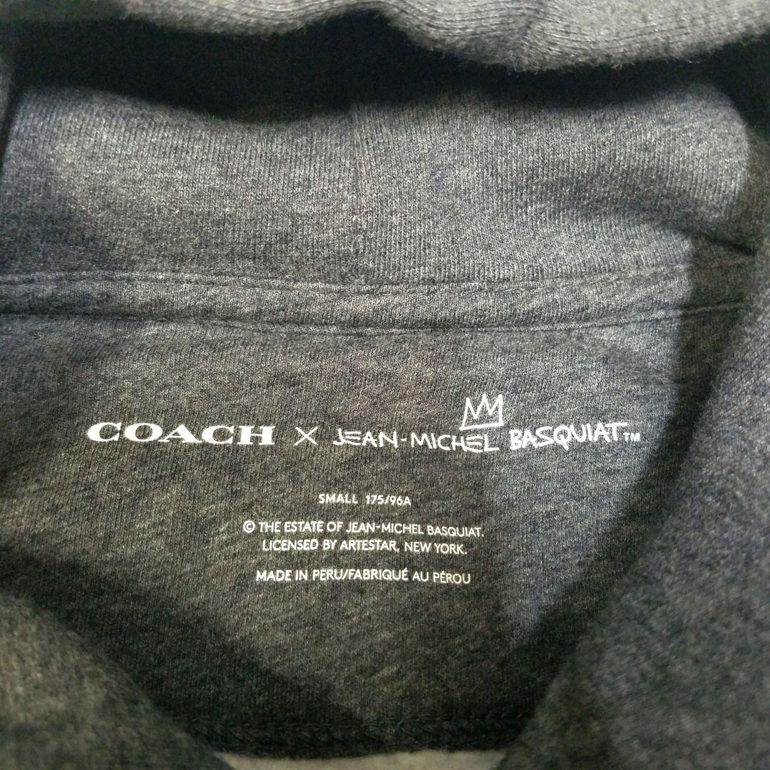 【極美品・希少】COACH×バスキア コラボパーカー グレー ダイナソー 極美品・希少】COACH×バスキア コラボパーカー グレー