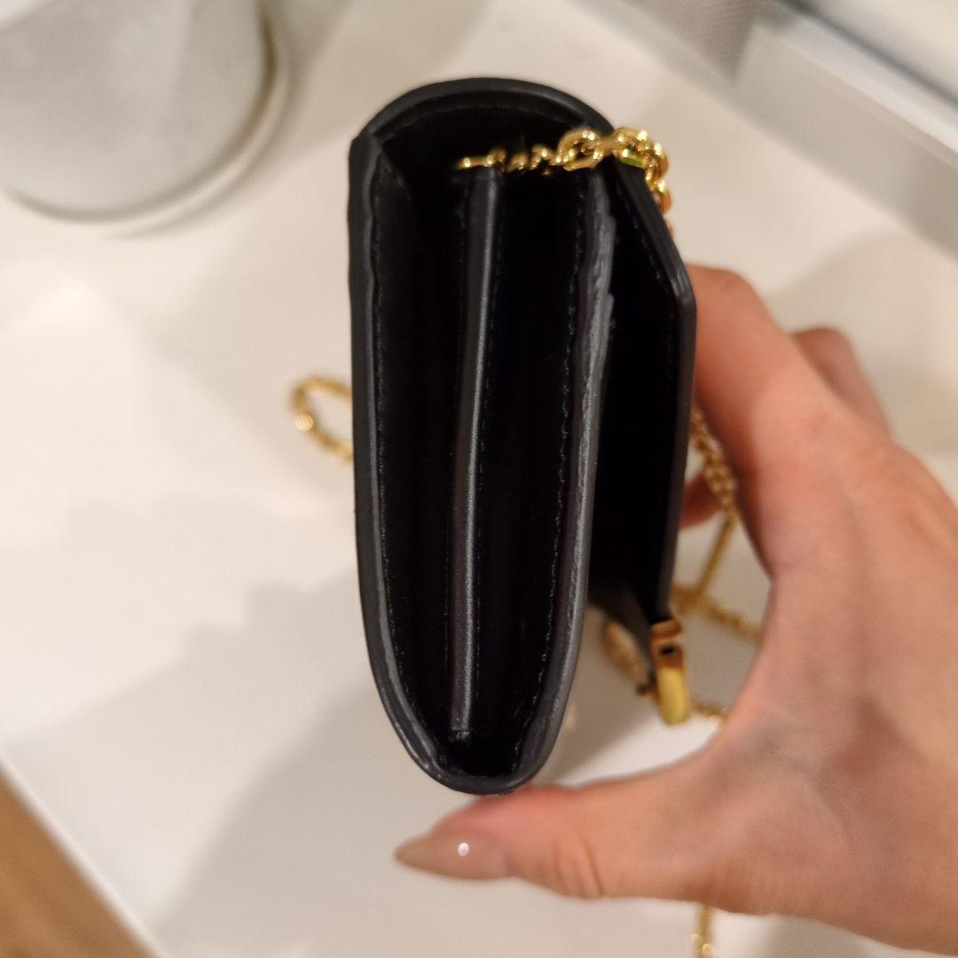 FENDI ブラック チェーンウォレット