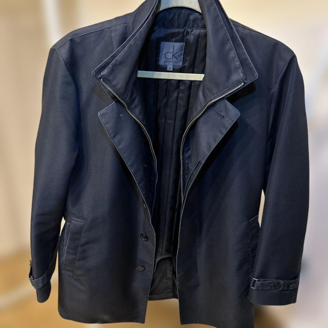 Calvin Kleinステン コート ネイビー色M・Calvin Klein