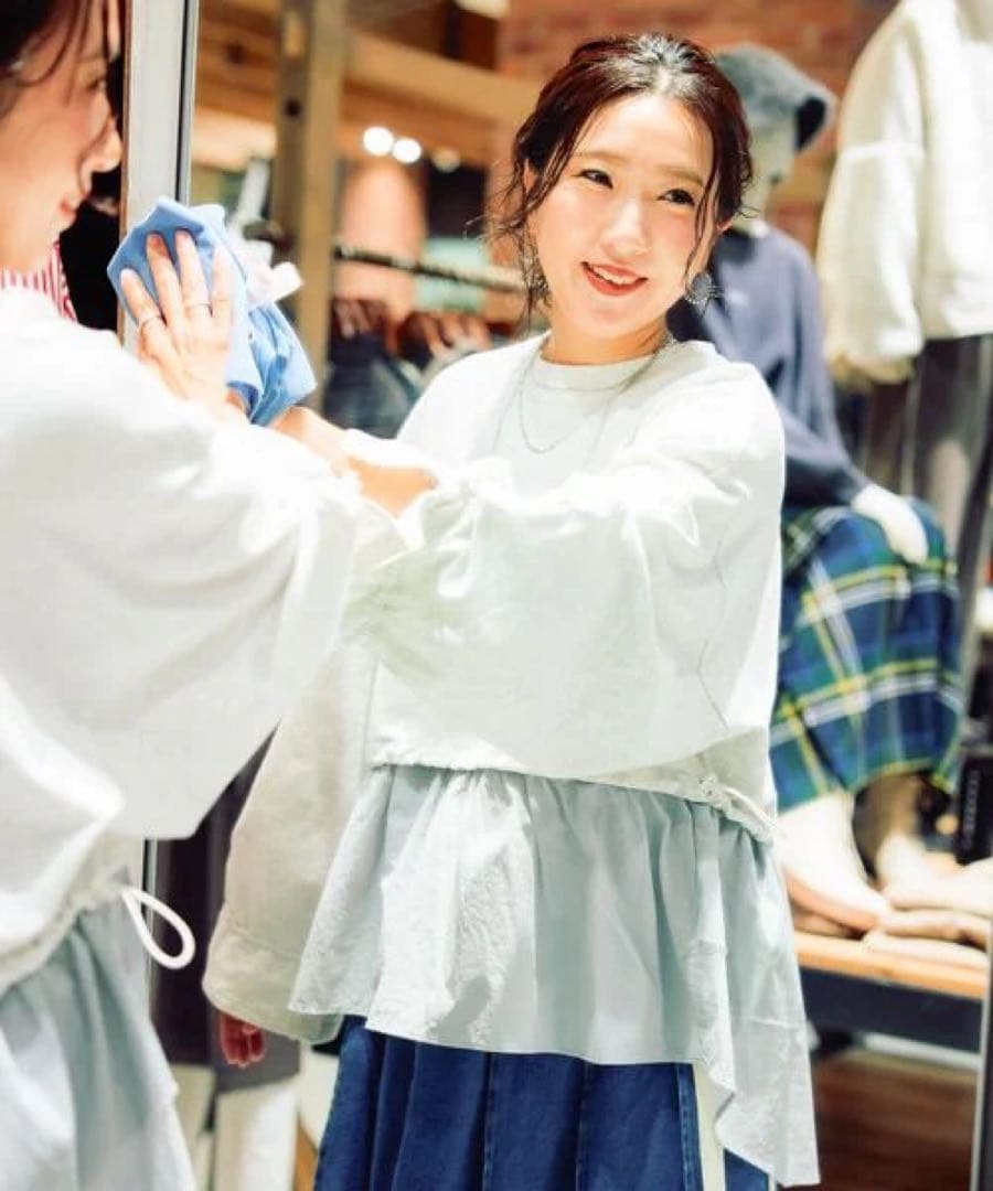 ニコアンド[be with M] Misayoフリドキプルオーバーグレー新品