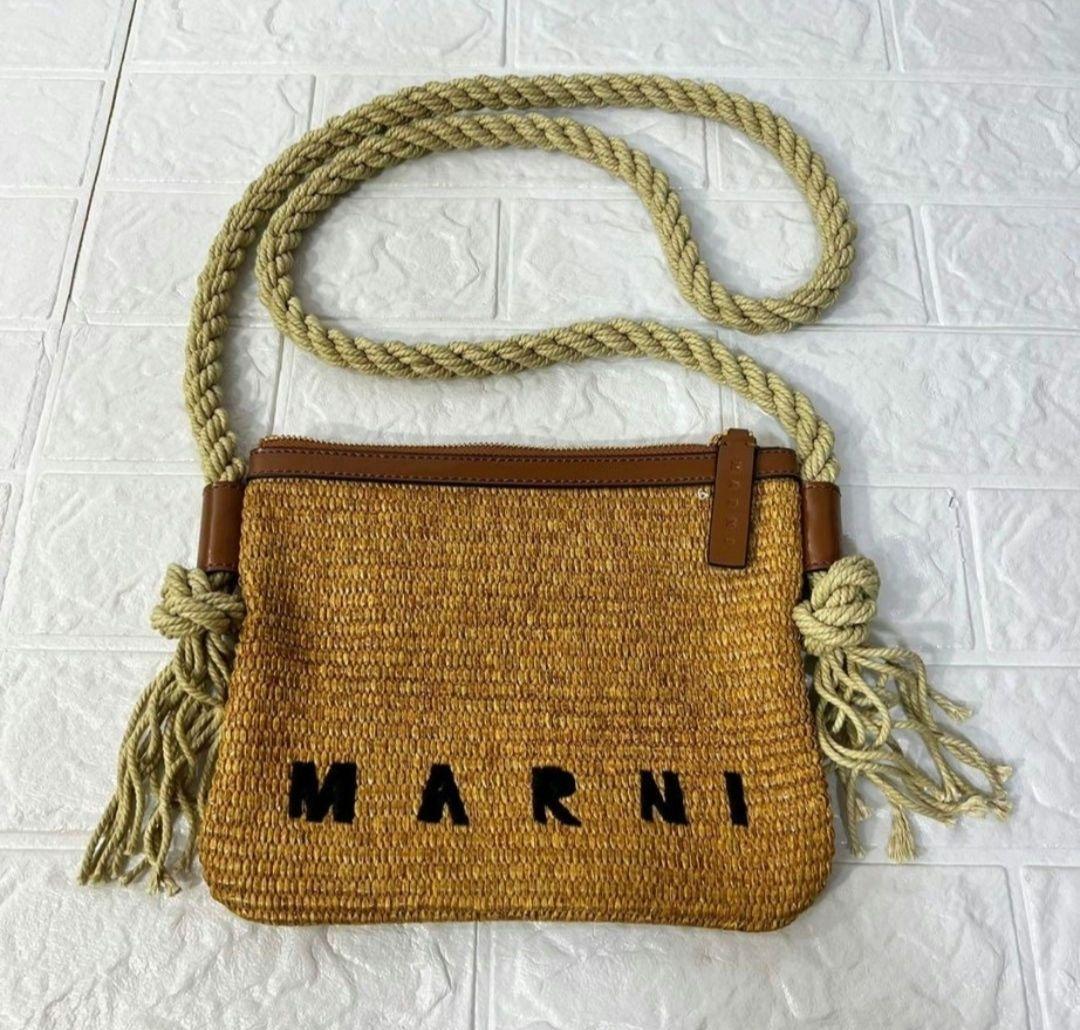 【特別送料無料！】 ZIP MARCEL 値下MARNI POCHETTE メルカリ - ショルダーバッグ マルニ バッグ