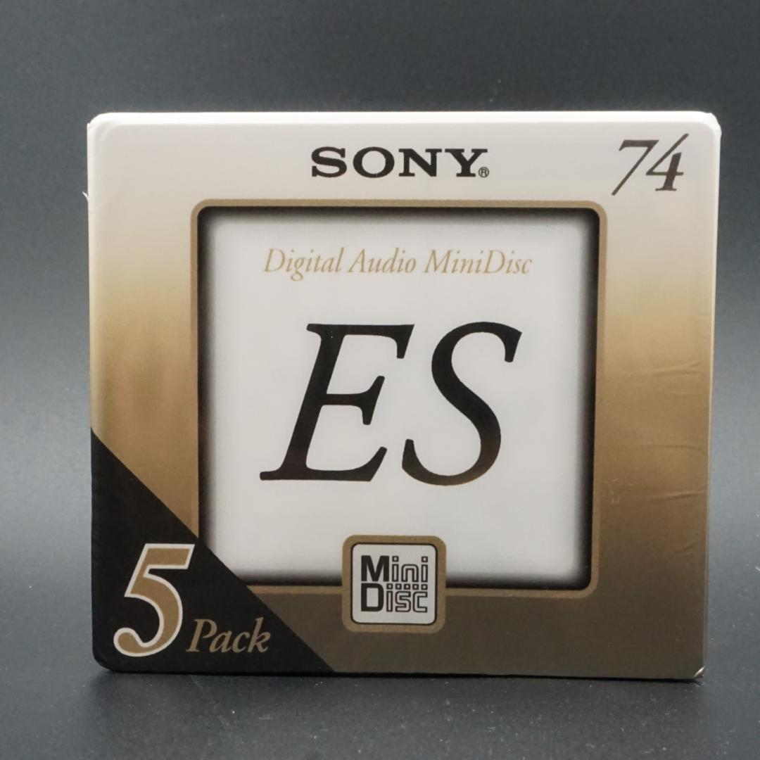 SONY デジタルオーディオミニディスク ES 74分 5パック