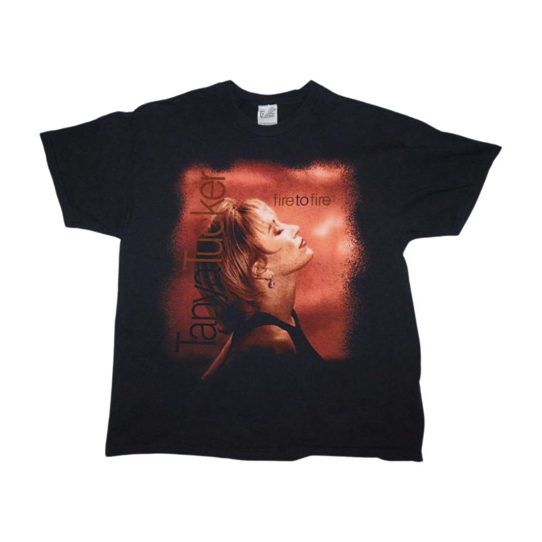 【XL】 タニヤタッカー ファイヤートゥファイヤー ヴィンテージTシャツ 古着