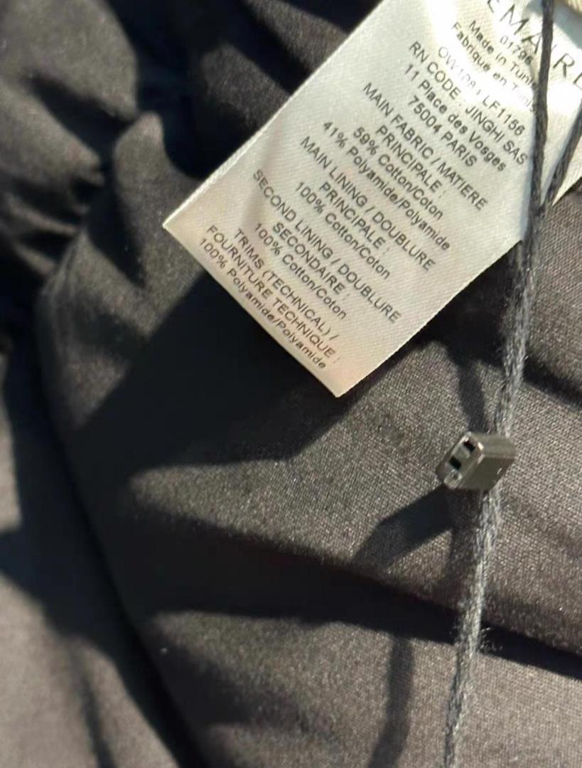 極美品Lemaire 24 シングルボタン ハイネック ダウンコットンジャケット