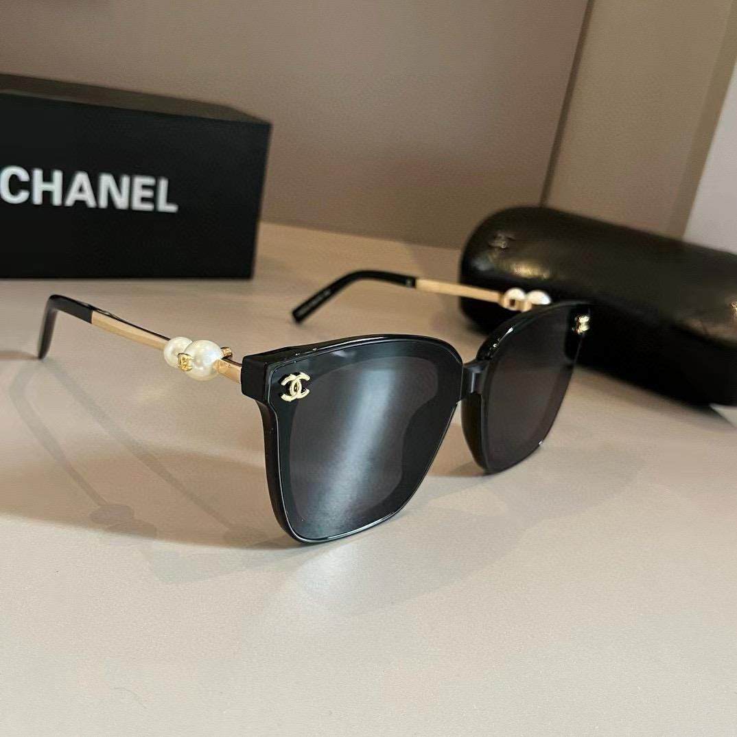 CHANEL ブラック サングラス - メルカリ
