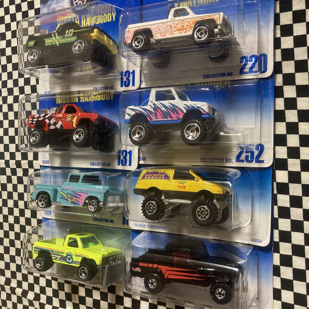 マテル製ホットウィール　4WD & トラック x8台セット