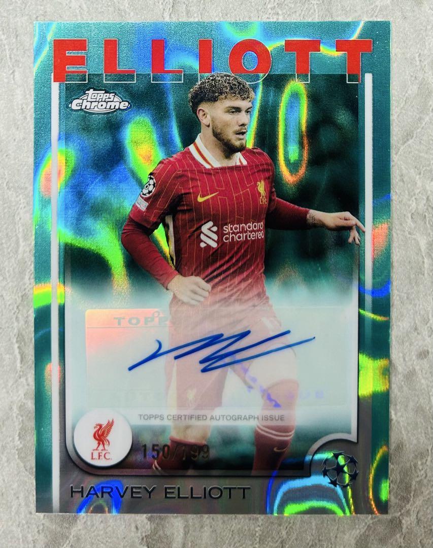 エリオット　サインカード Topps Chrome Soccer エリオット 直筆サインカード - メルカリ