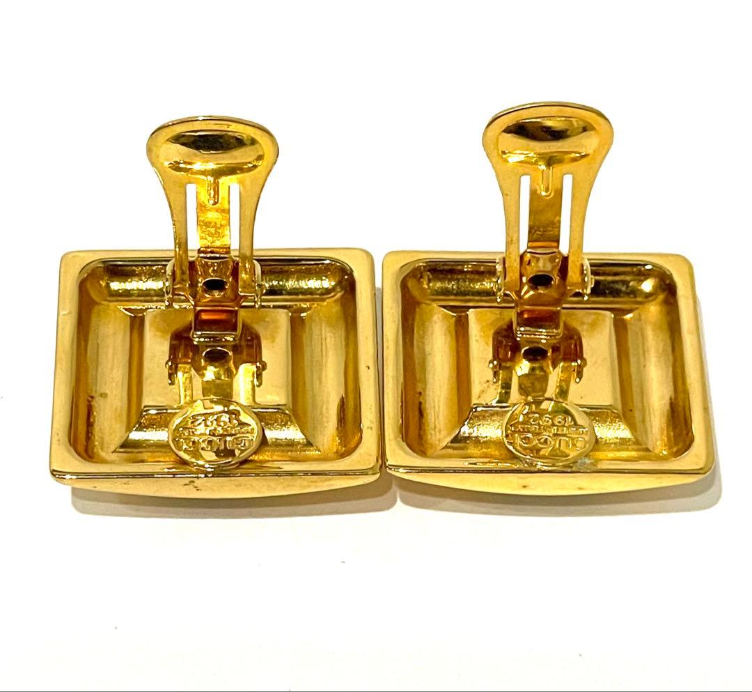 GUCCI グッチ ゴールド×シルバー イヤリング 1992 レディース 両耳