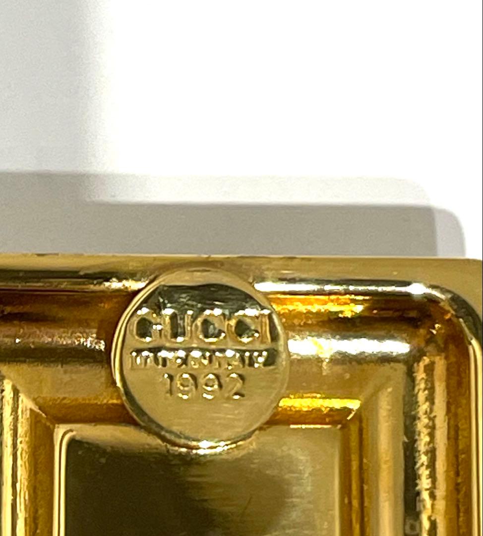 GUCCI グッチ ゴールド×シルバー イヤリング 1992 レディース 両耳
