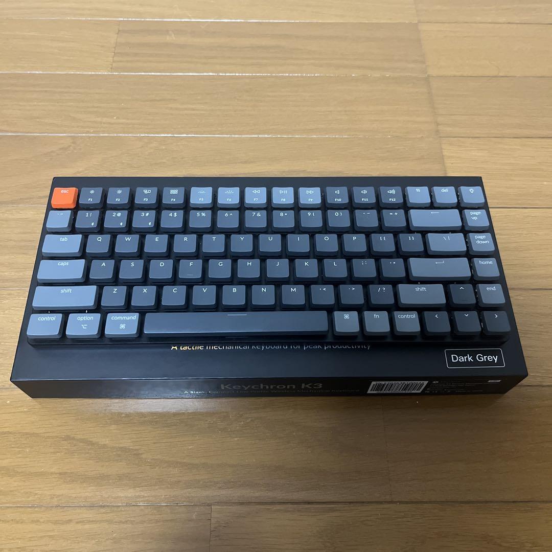 Keychron K3 V2 US配列 赤軸 メカニカルキーボード