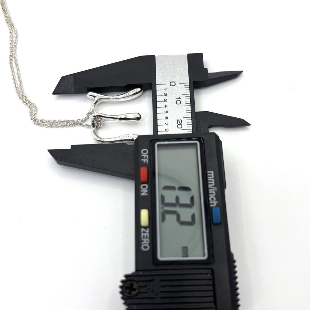 TIFFANY&CO.イニシャルMネックレス　ラージ　ロングチェーン　9.97g