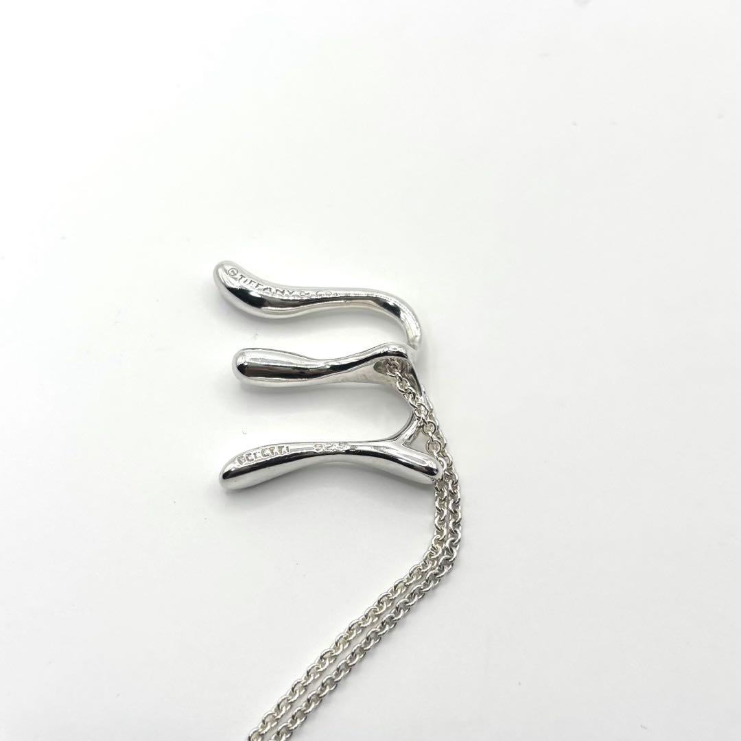 TIFFANY&CO.イニシャルMネックレス　ラージ　ロングチェーン　9.97g