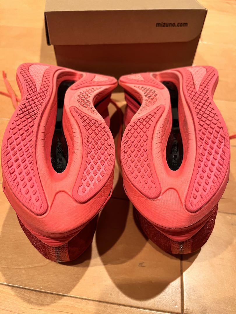 Mizuno ミズノ ウェーブリベリオンフラッシュ2 レッド25.5cm 美品