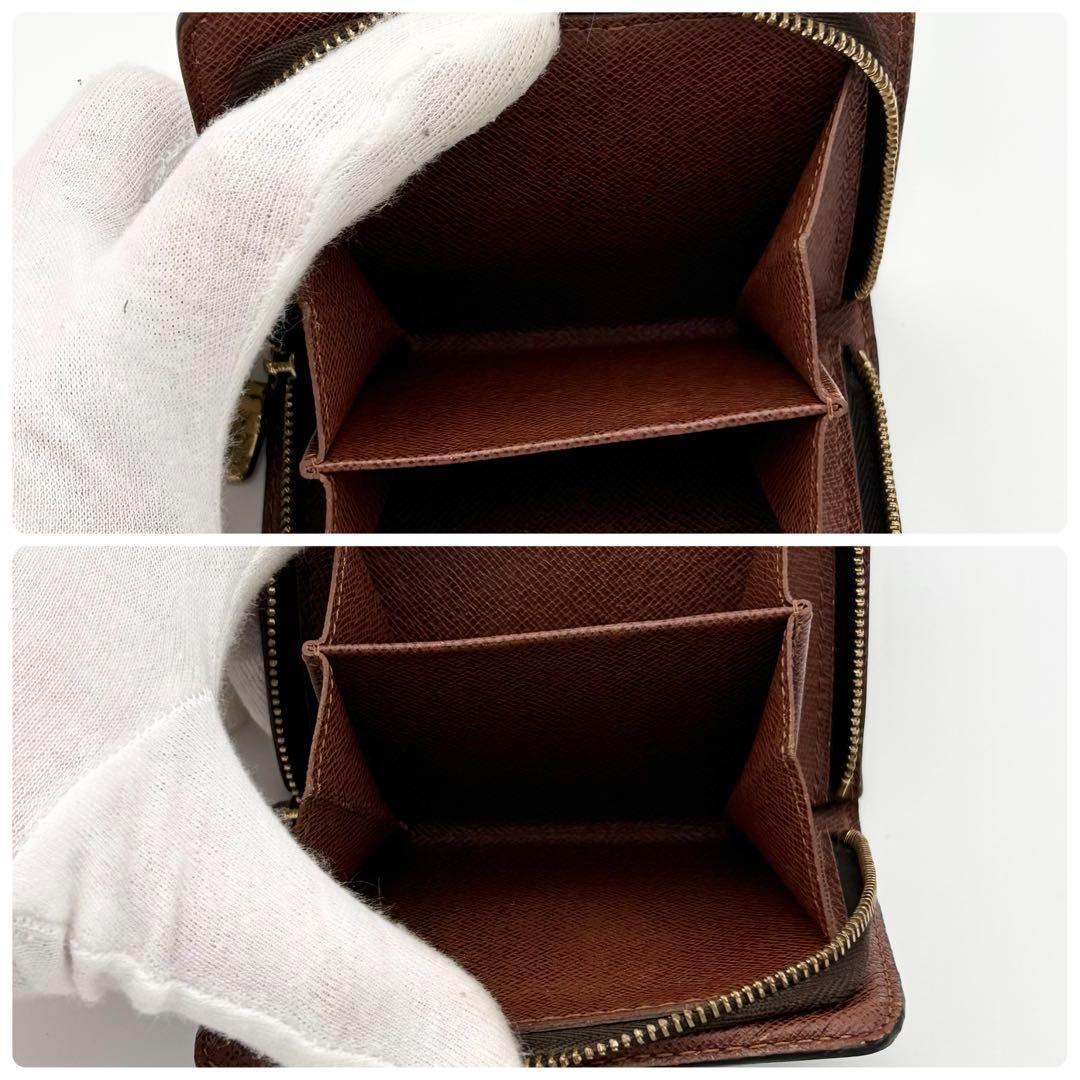 【美品】 ルイヴィトン モノグラム コンパクトジップ　二つ折り 財布