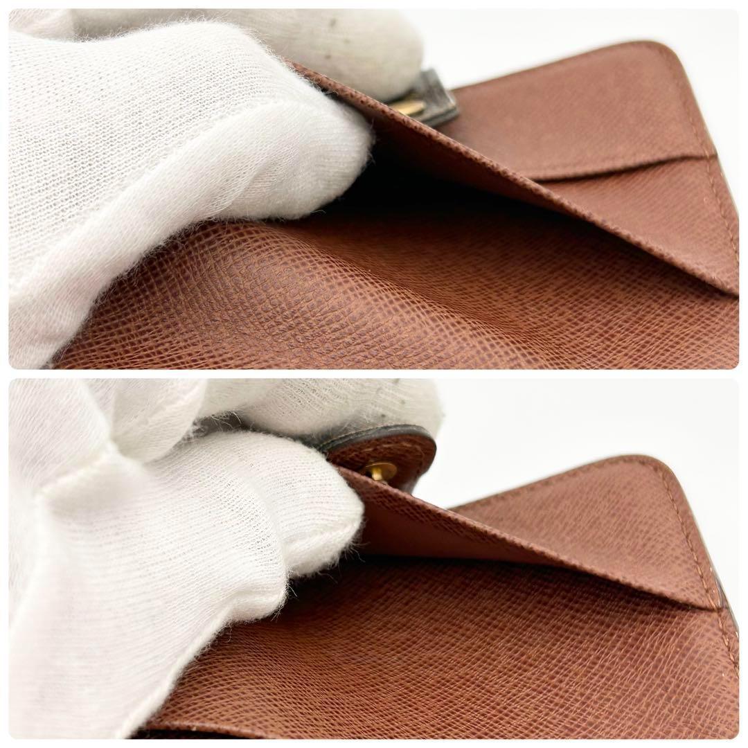 【美品】 ルイヴィトン モノグラム コンパクトジップ　二つ折り 財布