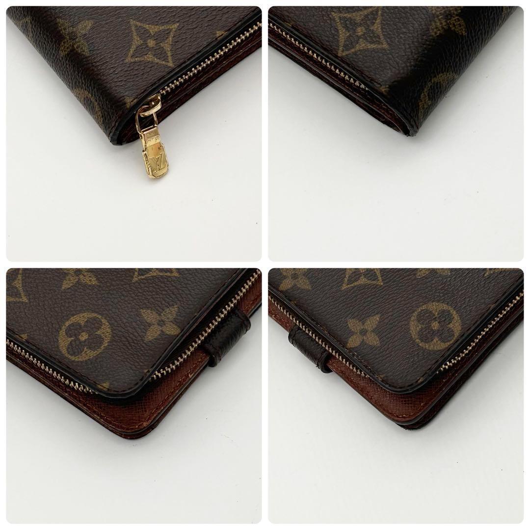 【美品】 ルイヴィトン モノグラム コンパクトジップ　二つ折り 財布