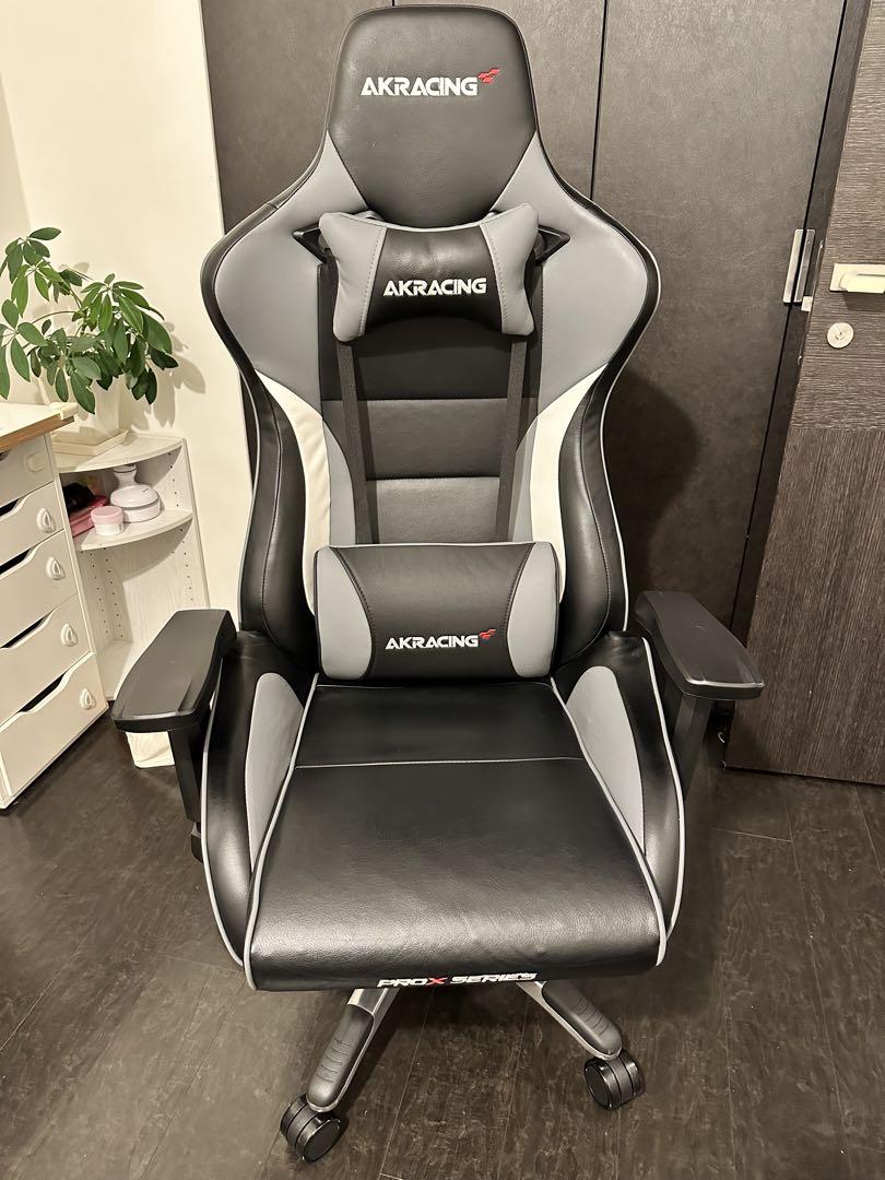 おっくん専用】AKRacing ゲーミングチェア グレー Pro-X V2 サイズはSサイズ