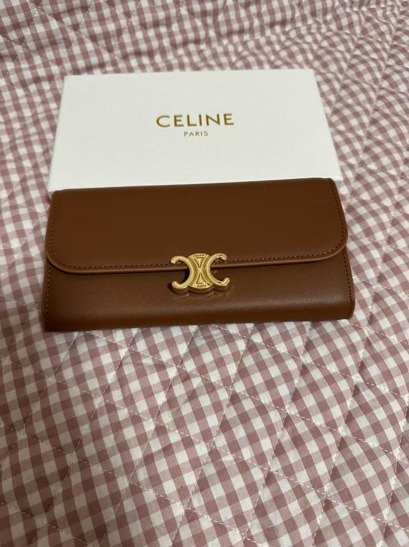 CELINE ブラウン 長財布