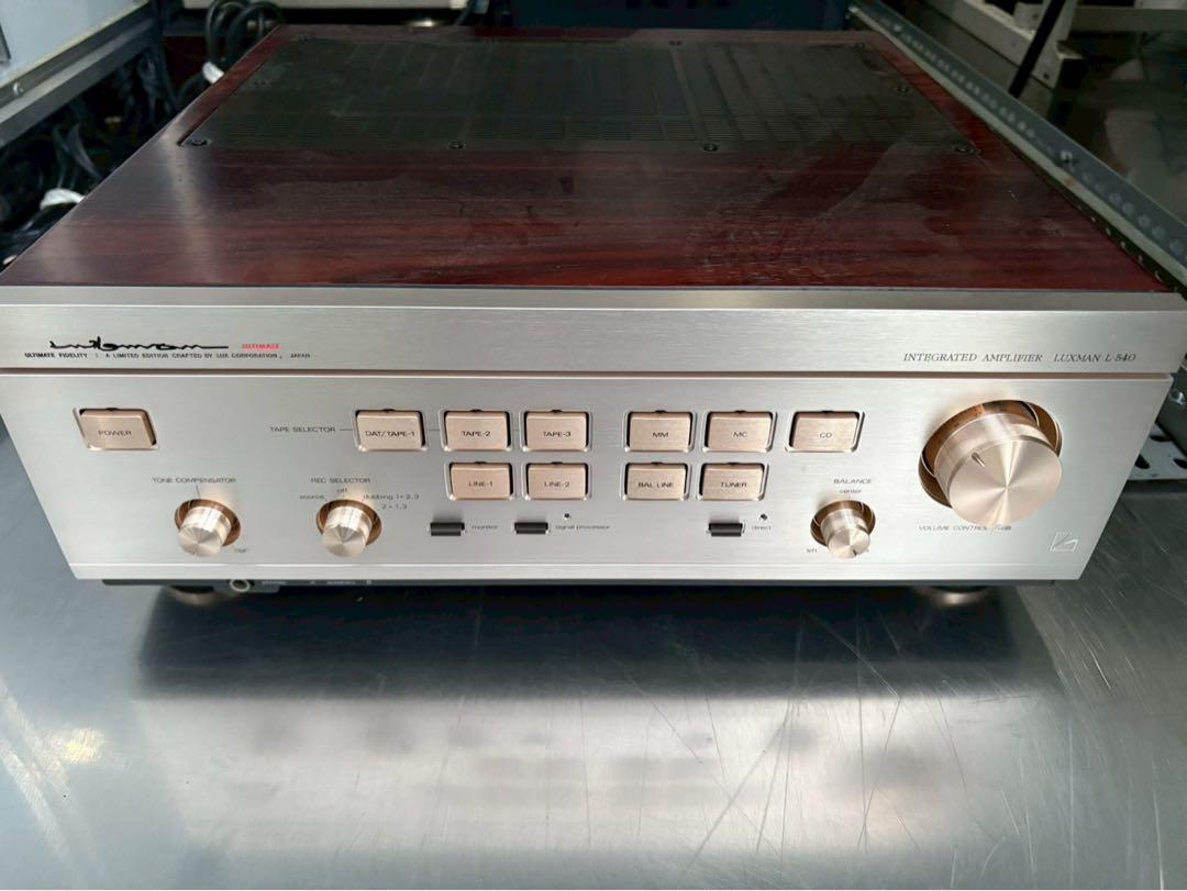 極美品 レア LUXMAN L-540 インテグレーテッドアンプ 限定版 極美品 LUXMAN L-540 インテグレーテッドアンプ - メルカリ