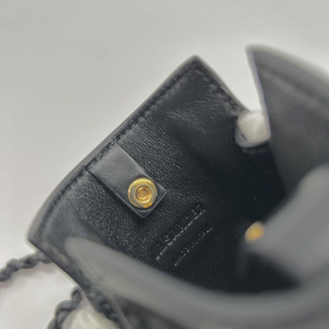 美品 JIL SANDER タングル ショルダーバッグ ブラック 保存袋付き 画像15
