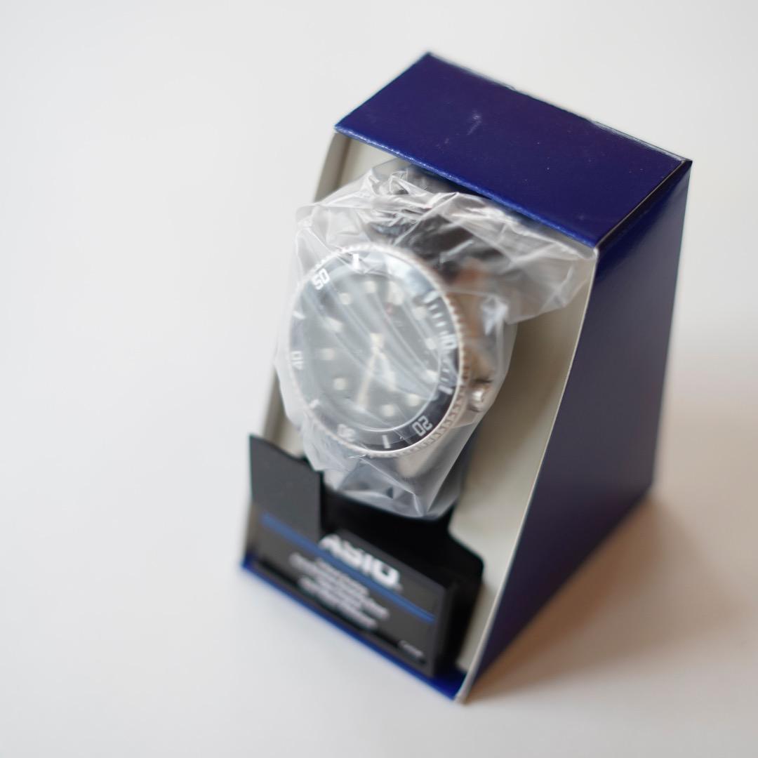 新品 CASIO カシオ 腕時計 ブラック×シルバー MDV-106-1AV