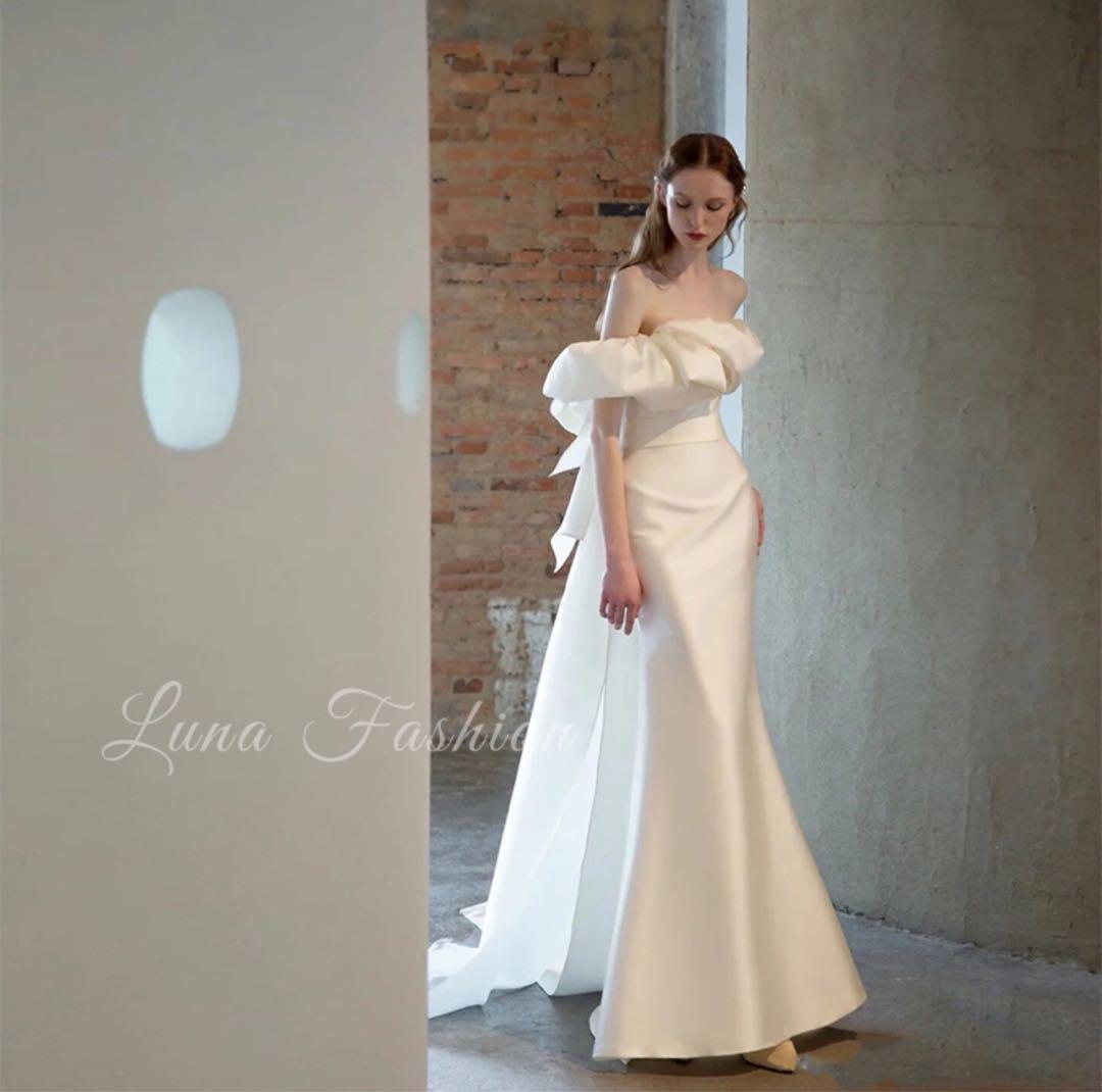 【新品未使用】ウェディングドレス（XS） Luna Fashion ウェディングドレス XS