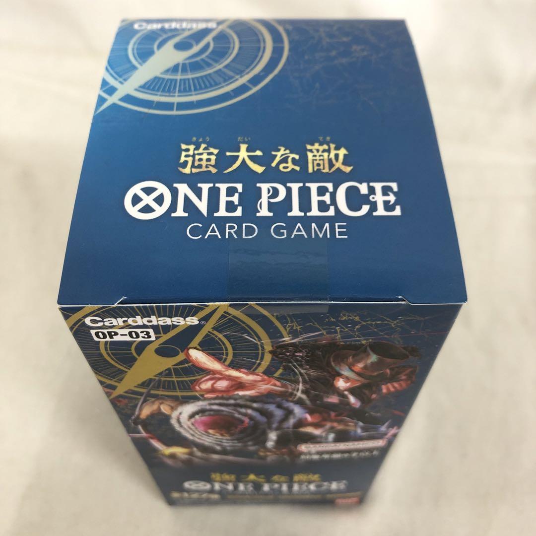 ワンピカード　強大な敵　未開封　BOX 楽天市場】【テープ付き・未開封BOX】ONE PIECEカードゲーム